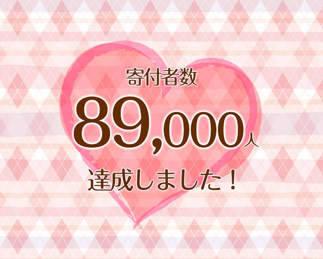 つな髪_寄付者数60000人達成記念画像