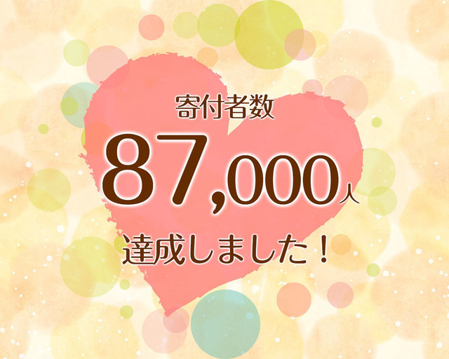 つな髪_寄付者数60000人達成記念画像