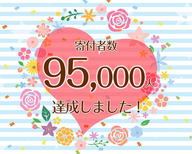 つな髪_寄付者数60000人達成記念画像