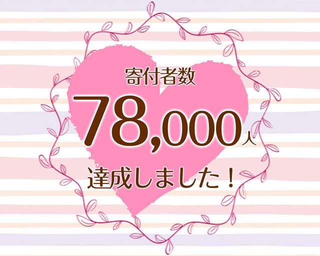 つな髪_寄付者数60000人達成記念画像