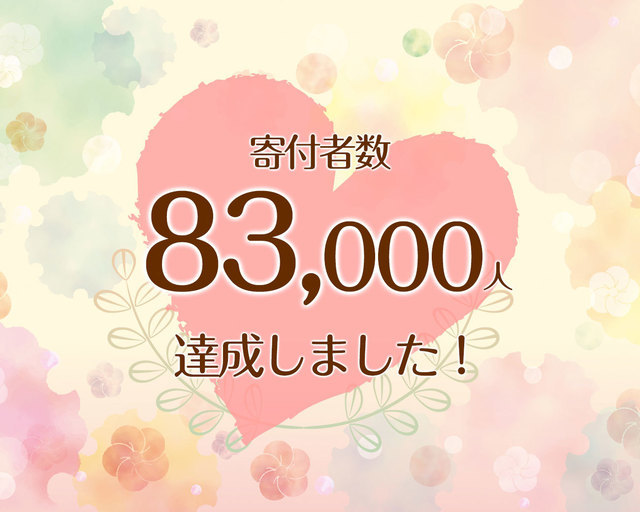 つな髪_寄付者数60000人達成記念画像