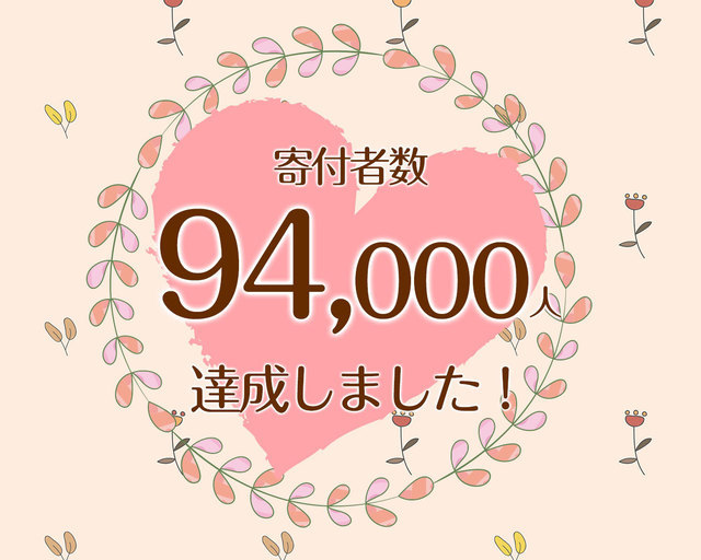 つな髪_寄付者数60000人達成記念画像