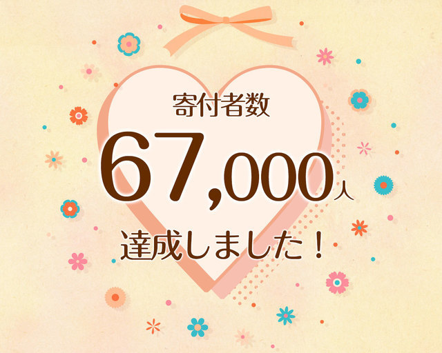 つな髪_寄付者数60000人達成記念画像