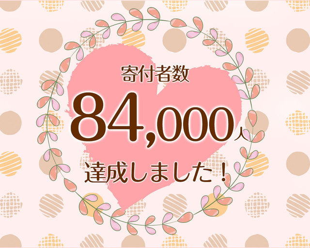 つな髪_寄付者数60000人達成記念画像