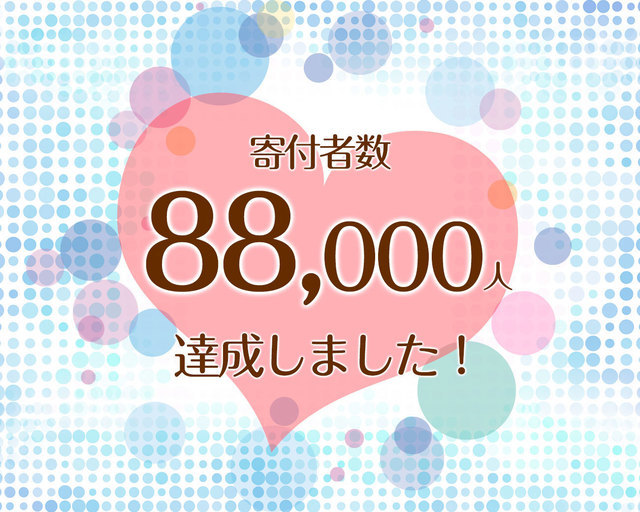 つな髪_寄付者数60000人達成記念画像