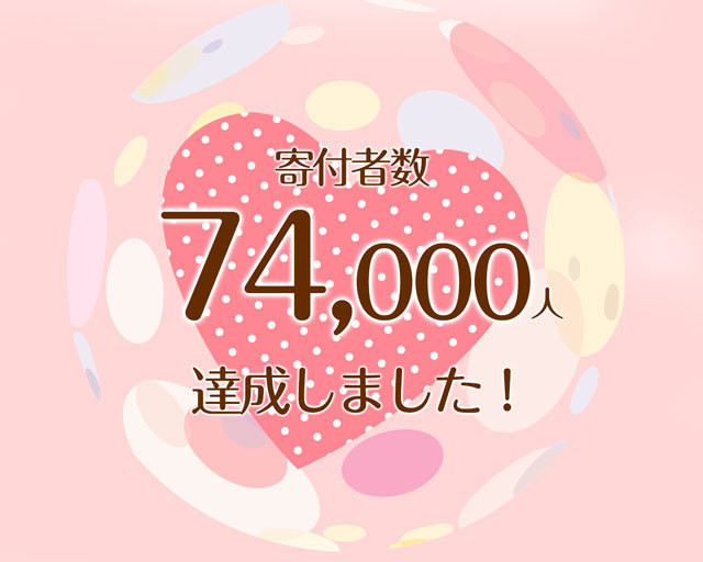 つな髪_寄付者数60000人達成記念画像