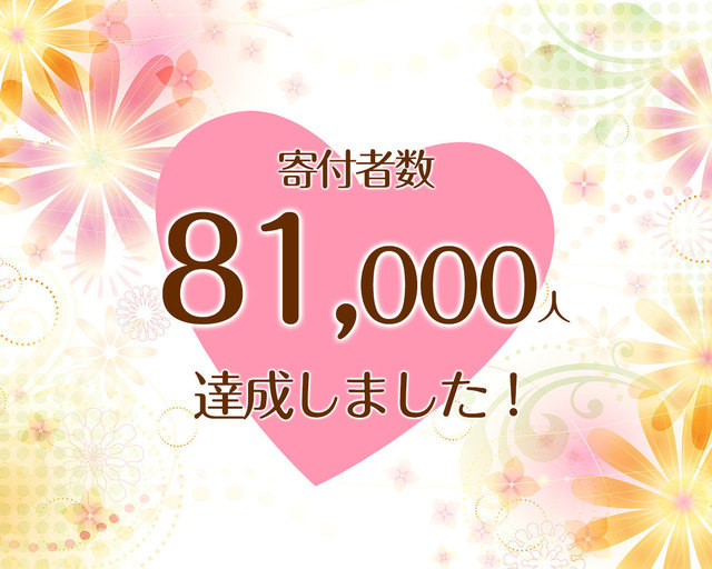 つな髪_寄付者数60000人達成記念画像