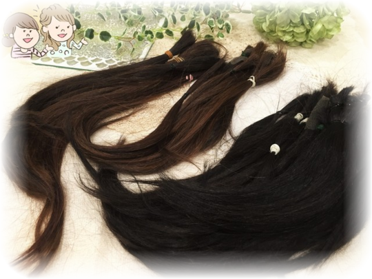 つな髪®｜ヘアドネーションで集まった髪20160809